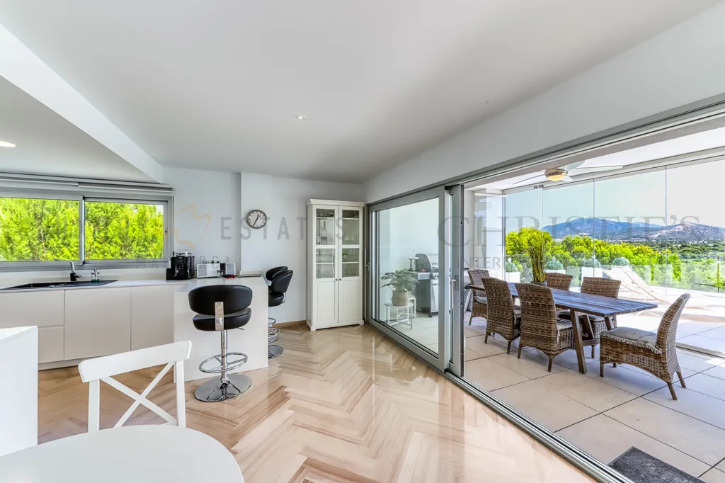 Terrasse - Contemporary Penthouse with Pool View in Santa Ponsa
