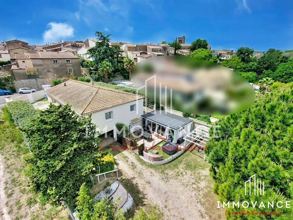 Õhuvaade - Villa with Garden and Jacuzzi in Fabrègues