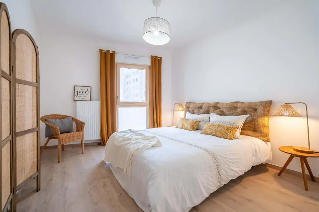 Camere da letto - New Flat with Balcony in Grenoble