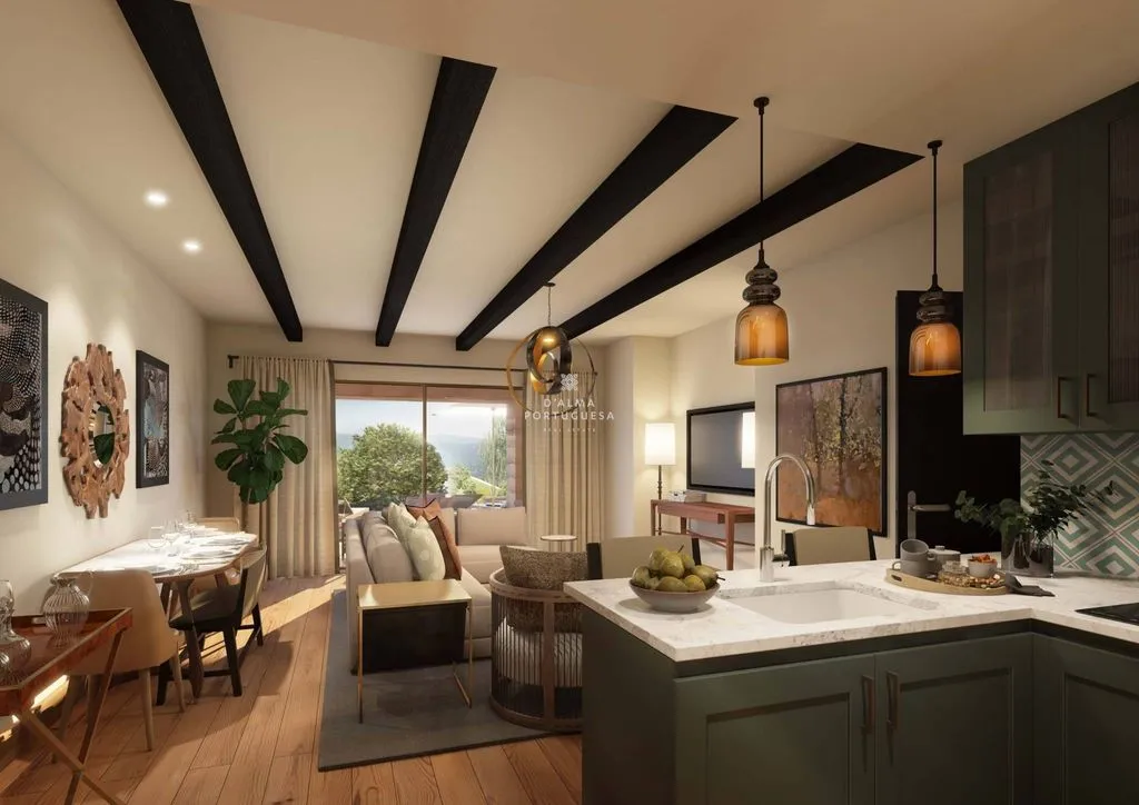 Köök - Luxury Flat with Golf Course in Querença