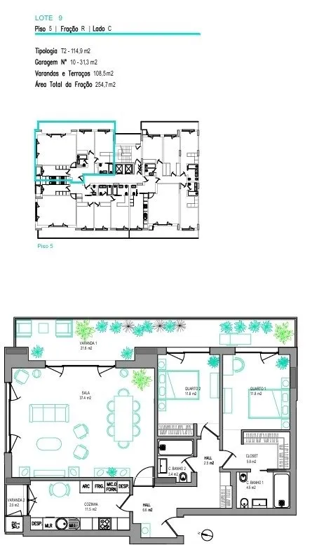 Plaan - Modern Apartment with Sea View in Carcavelos
