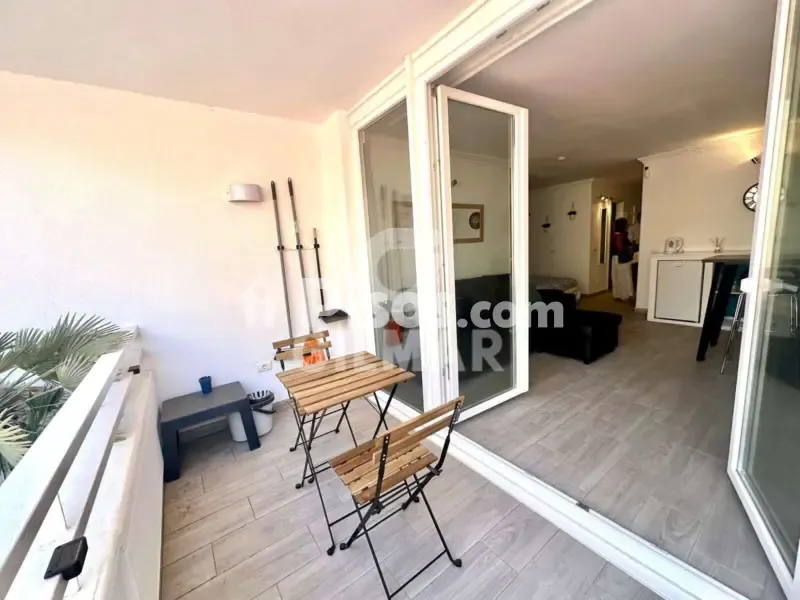 Terrasse - Modern Studio with Balcony in Golf del Sur