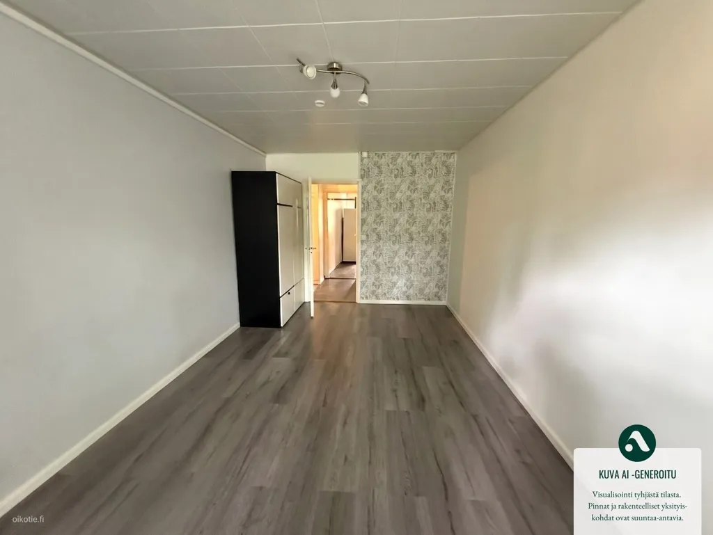 Hallway - Spacious Studio with Balcony in Nekala, Tampere