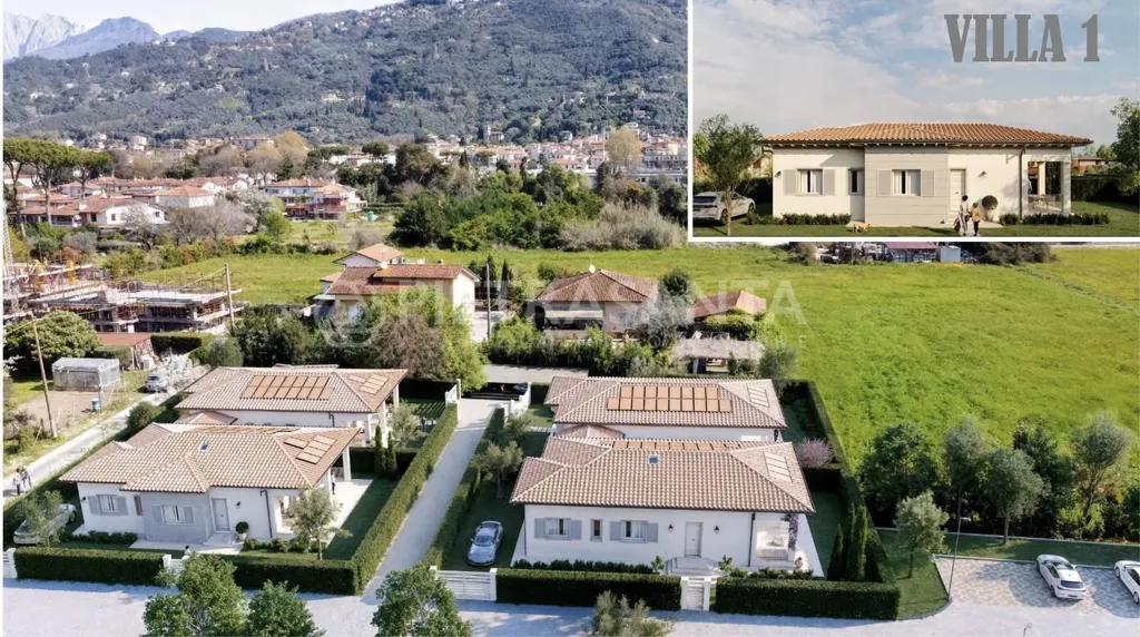 Vue aérienne - Modern Villa with Mountain View in Tuscany
