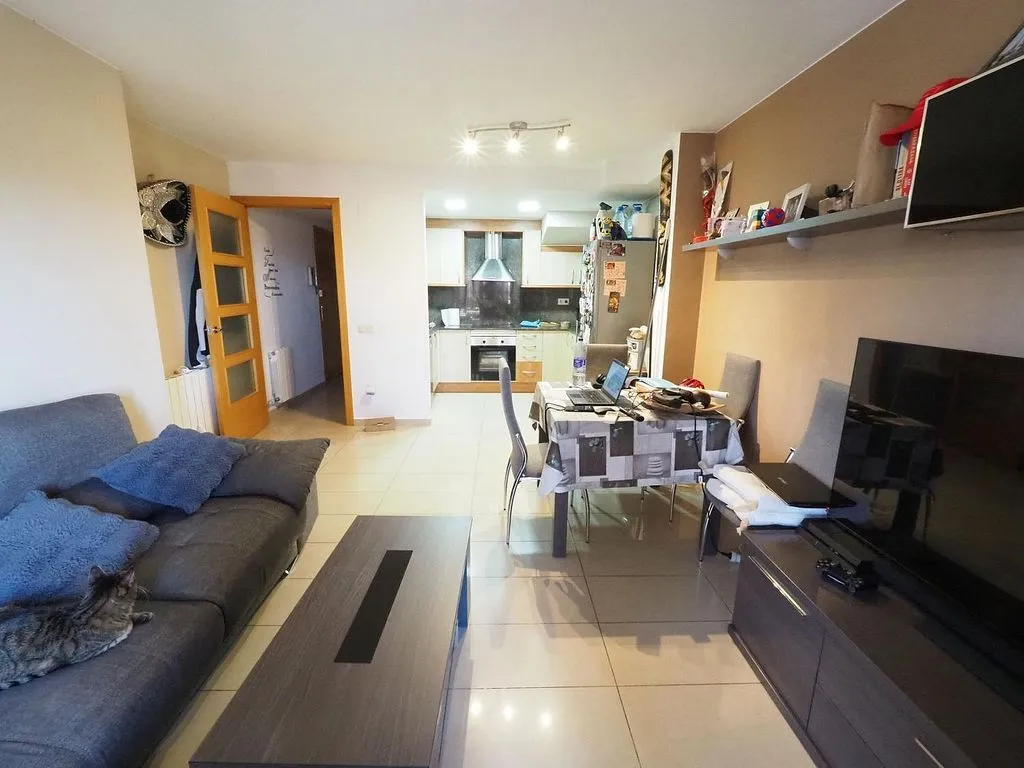 Living Room - Duplex with Balcony in Ca n'Oriol