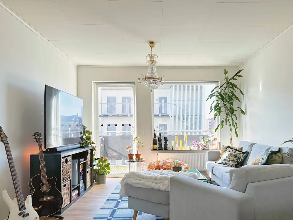Soggiorno - Modern Penthouse with Balcony in Visby