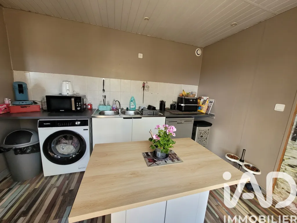 Kitchen - Renovated Villa with Two Terraces in Plerguer