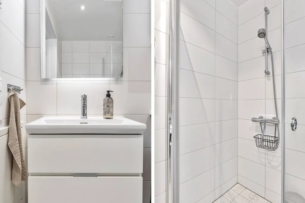 Salles de bain - 2-Bedroom Flat with High Ceilings in Skåne