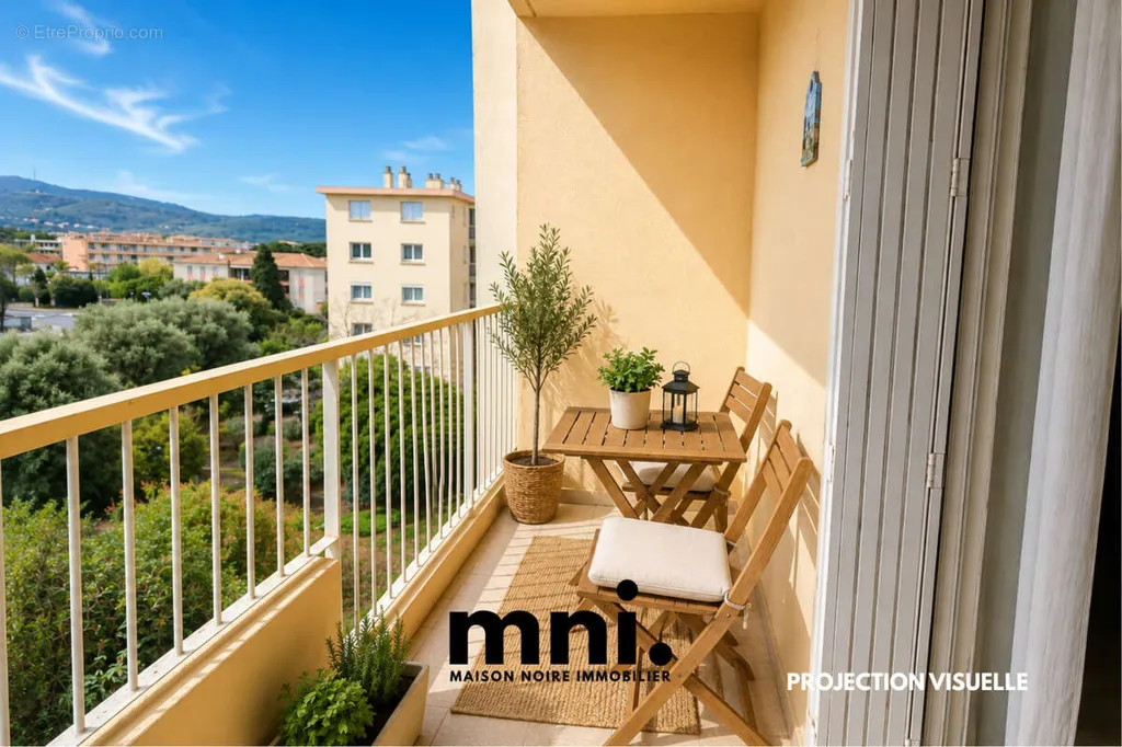 Balcon - Appartement T3 avec Balcon Sud aux Sablettes