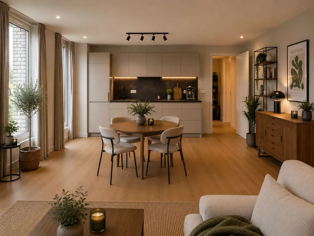 Séjour - 3-Bedroom Corner Apartment with Loggia in Breda