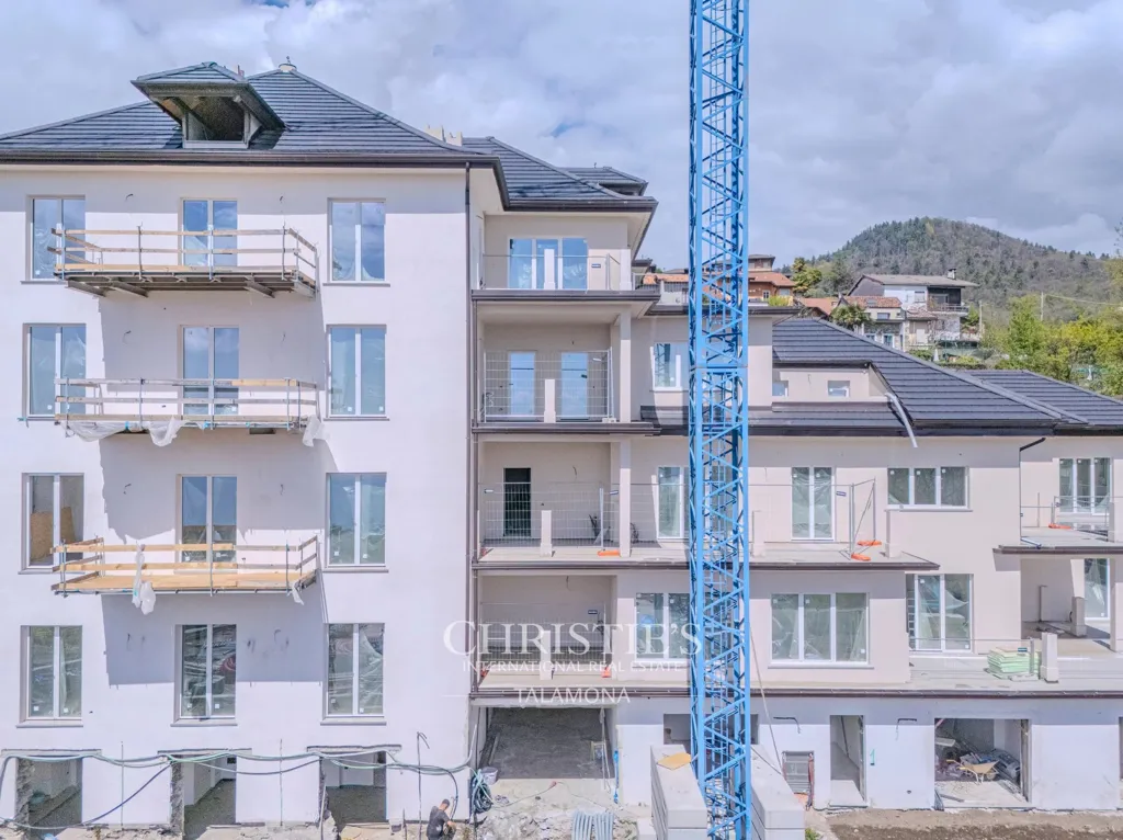 Vue aérienne - Duplex with Lake View in Arizzano