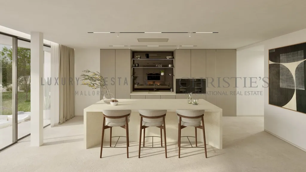 Cuisine - Newly Constructed Villa with Sea Views in Camp de Mar
