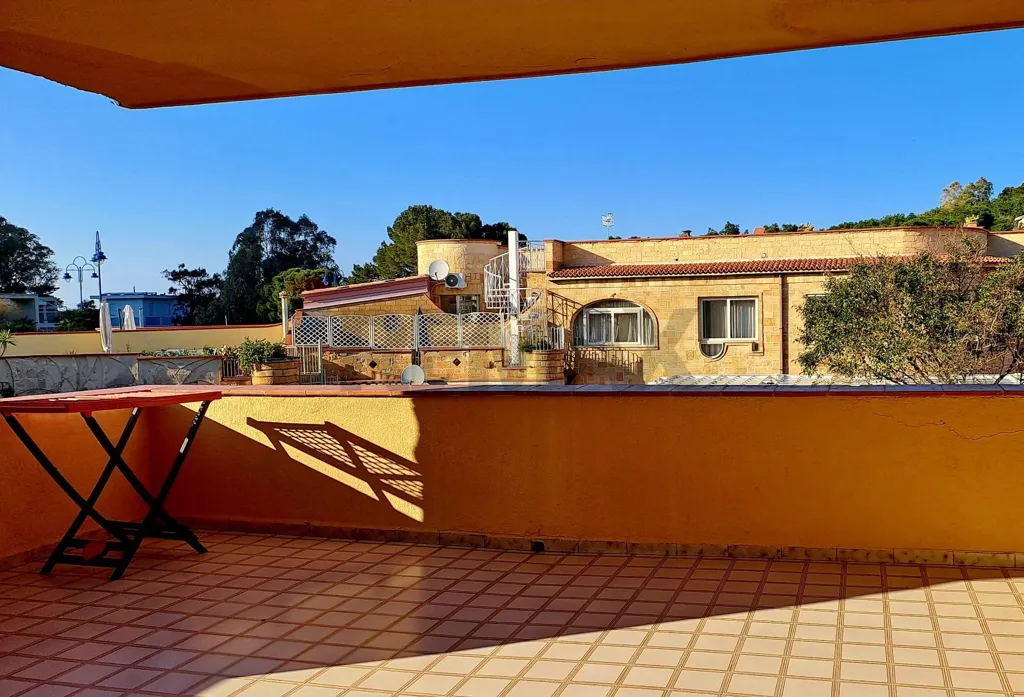 Terrace - Apartment with Sea View in Mondello