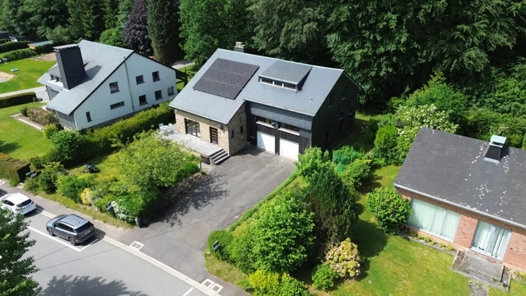 Vue aérienne - Villa à 4 Façades près des Bois à Libramont