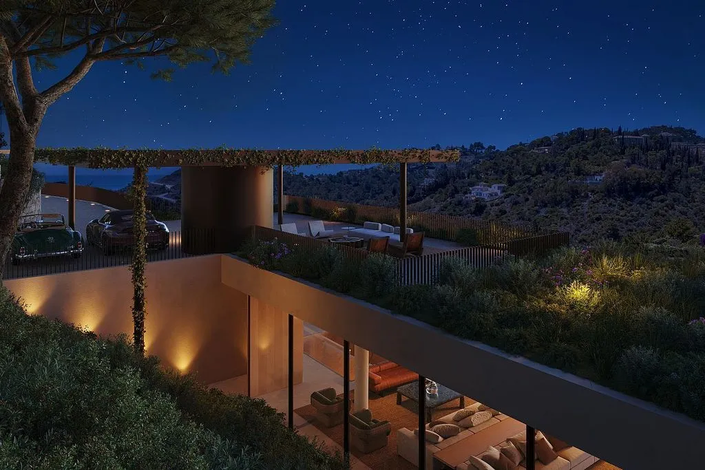 Piscine - Contemporary Villa with Infinity Pool in El Madroñal