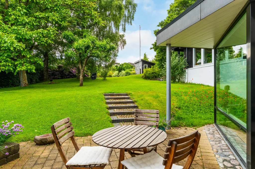 Terrasse - Historic Villa with Garden in Svejstrup