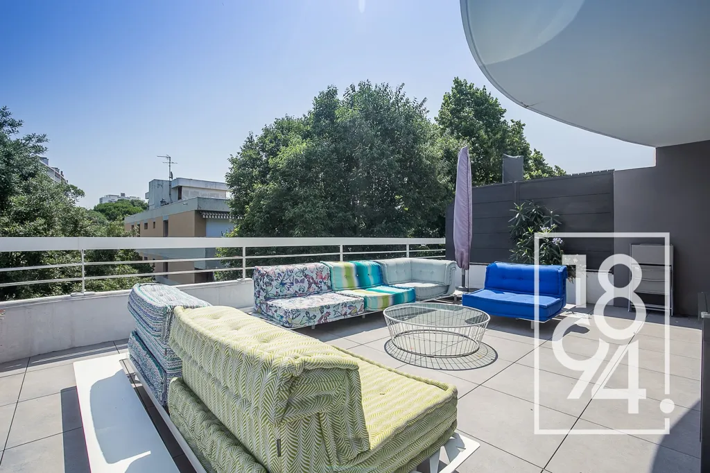Terrasse - Appartement avec Terrasse de 70m² au 8ème Arrondissement de Marseille