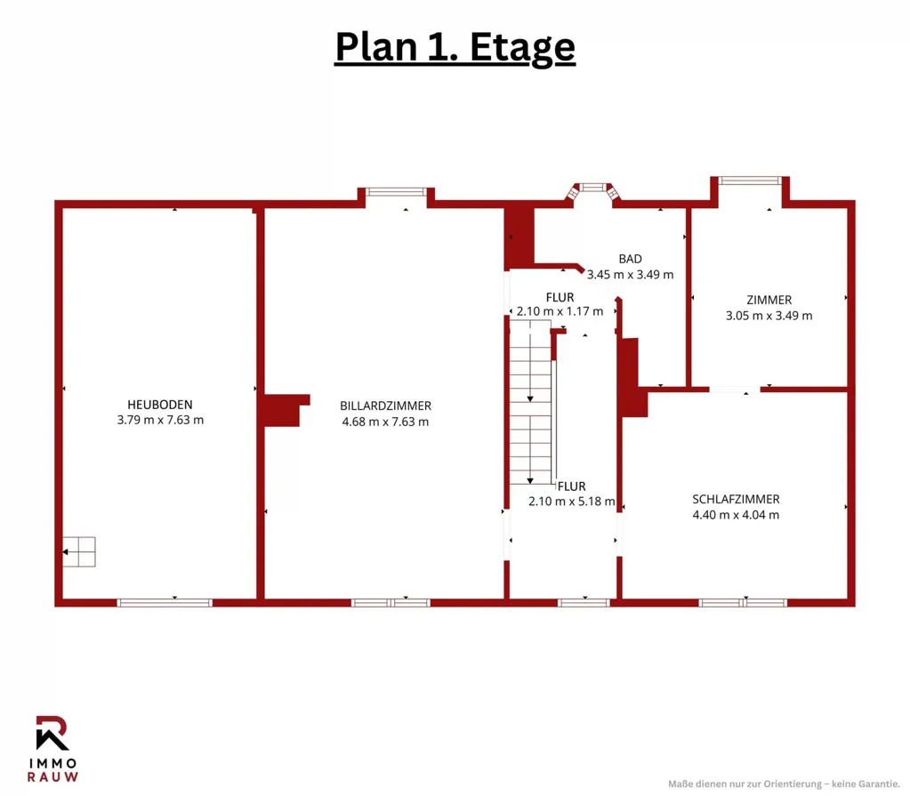 Plan - Maison à Trois Façades avec Potentiel d'Aménagement à Elsenborn