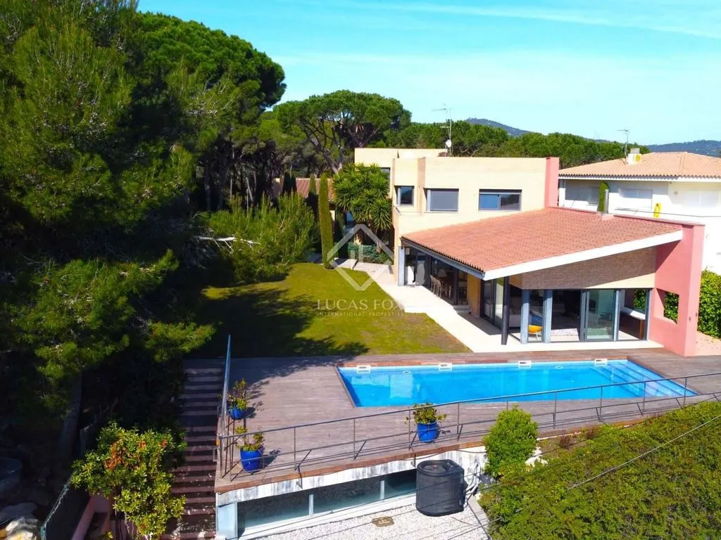 Vue aérienne - Luxury Villa with Sea View in Sant Feliu de Guíxols