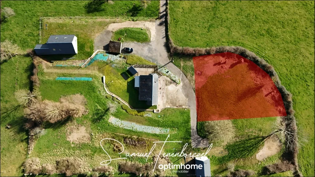 Aerial - Panoramic View Plot in Coquainvilliers