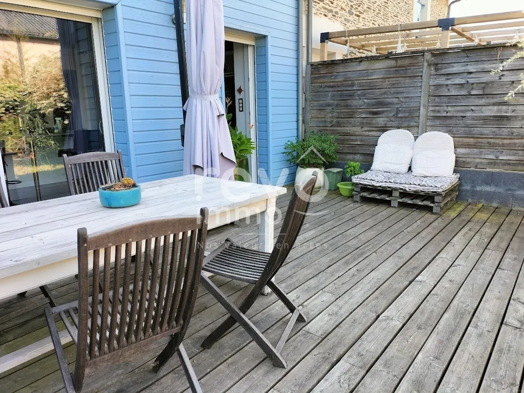 Terrasse - Maison détachée rénovée avec jardin à Ste Gemmes S/Loire