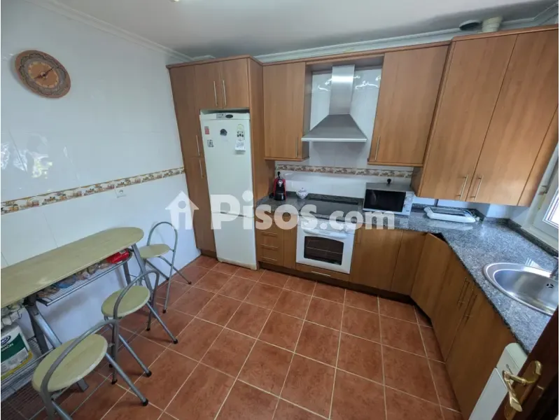 Kitchen - Single-Storey Chalet with Private Pool in San Mamés de Aras
