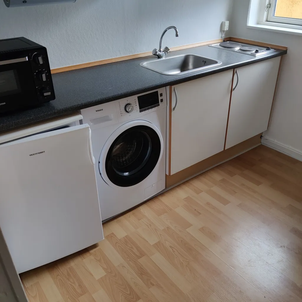 Cuisine - One-Bedroom Apartment with Kitchen in Central Location