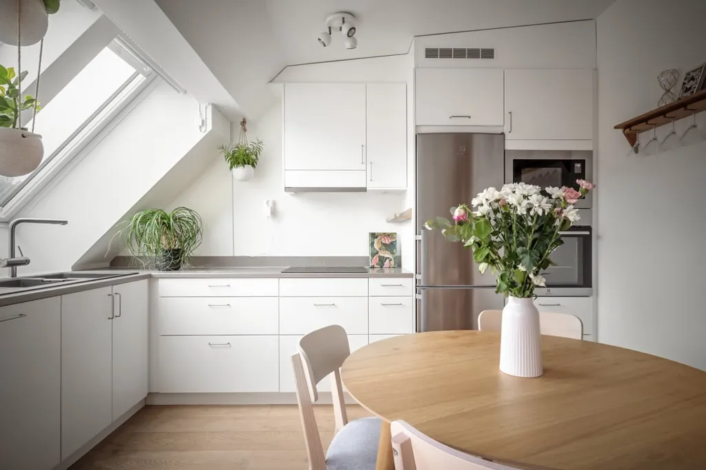 Köök - Apartment with Private Terrace in Göteborg