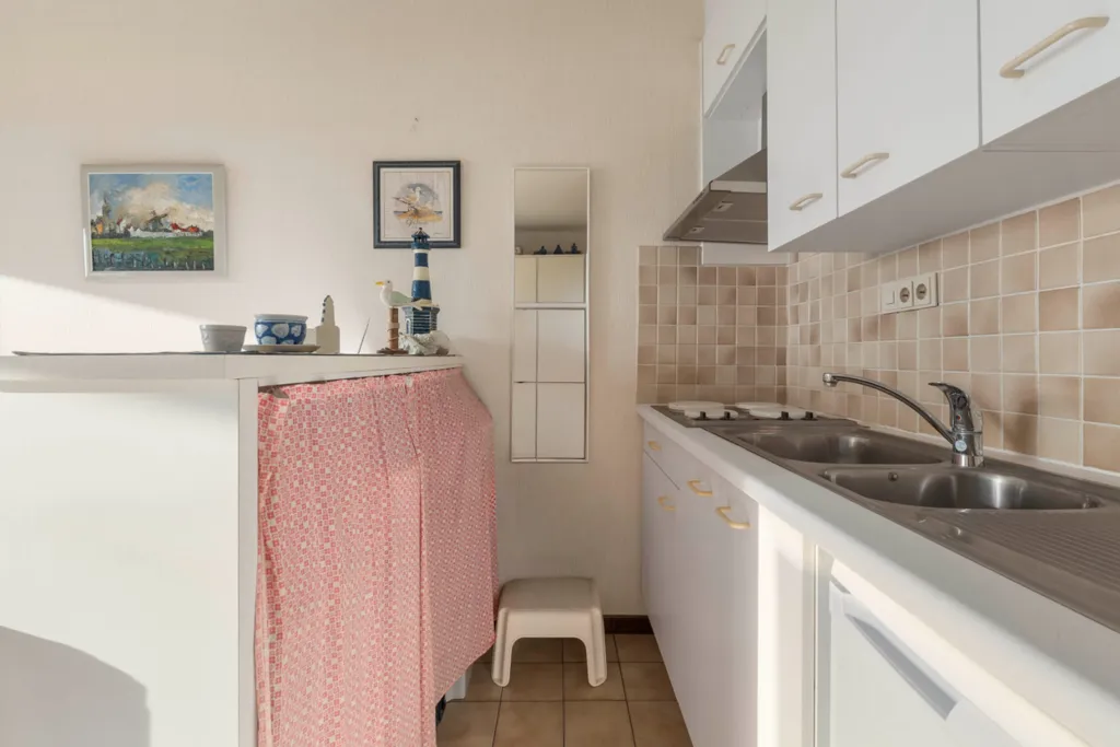 Köök - Studio with Terrace in De Panne
