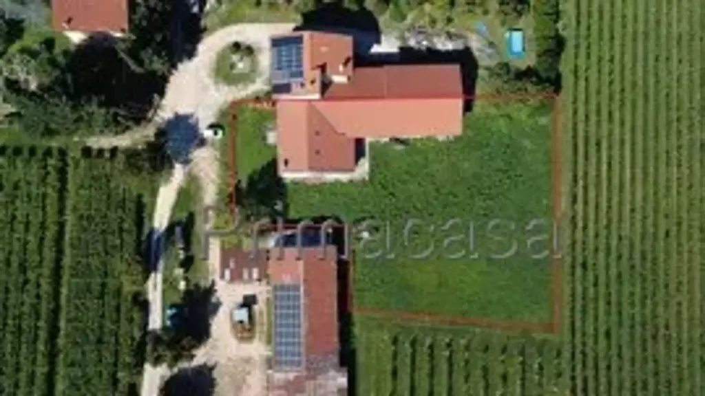 Vue aérienne - Rustic Bungalow with Panoramic Views in Fumane
