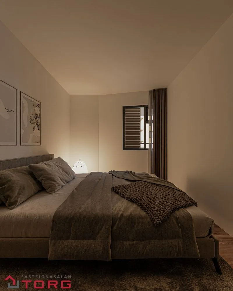 Camere da letto - Modern Apartment with Balcony in Reykjanesbær