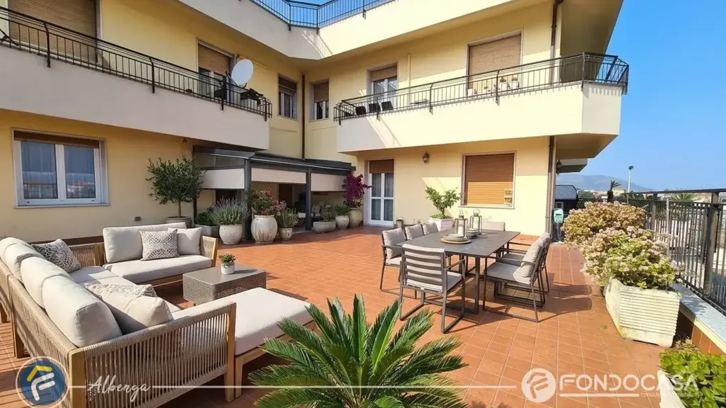 Terrass - Spacious Apartment with Large Terrace in Albenga