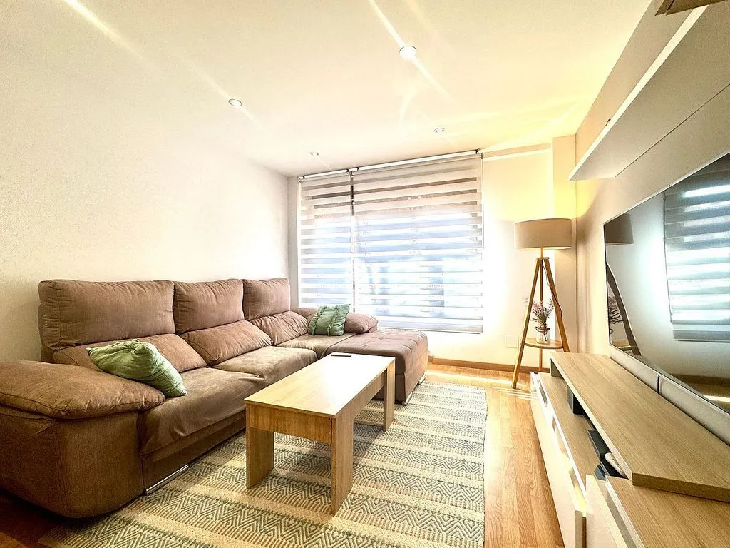 Séjour - Modernised Flat with Lift in La Arena, Gijón
