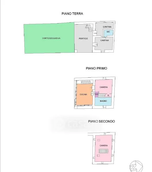Plan - Restored Terraced House with Private Garden in Ome