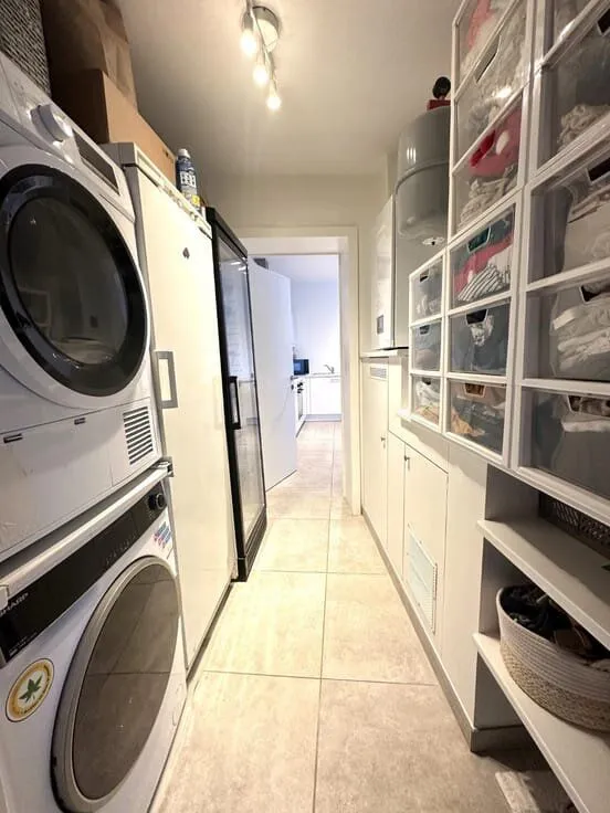 Pesuköök - Ground Floor Flat with Spacious Terrace in Lessines