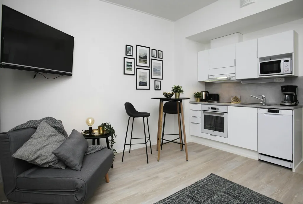 Soggiorno - Compact Studio with South Balcony in Vantaa
