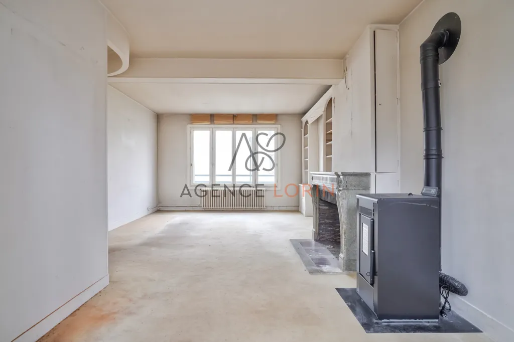 Séjour - Appartement Familial avec Terrasse au Vésinet