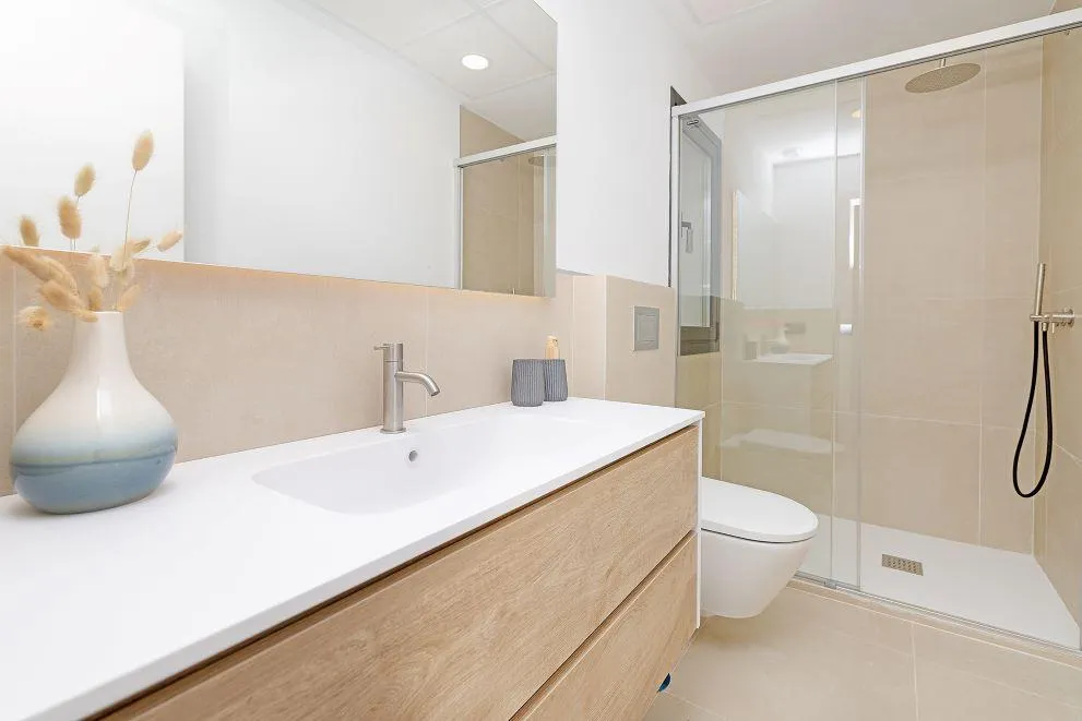 Salles de bain - Penthouse with Sea View in Casares
