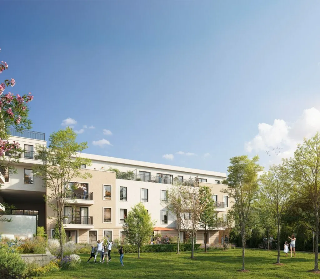 Modern Apartments with Balconies in Perreux