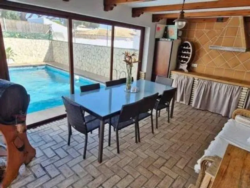 Piscine - Chalet with Pool near La Barrosa Beach