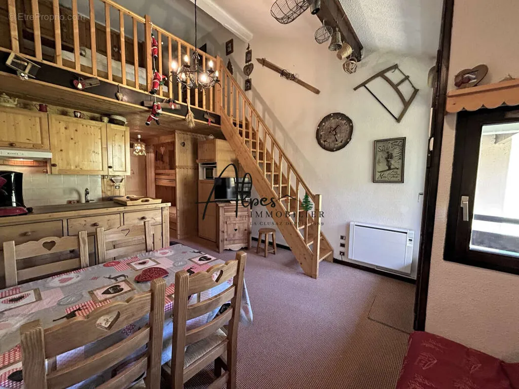 Sala da pranzo - Duplex Apartment with Ski View in Manigod