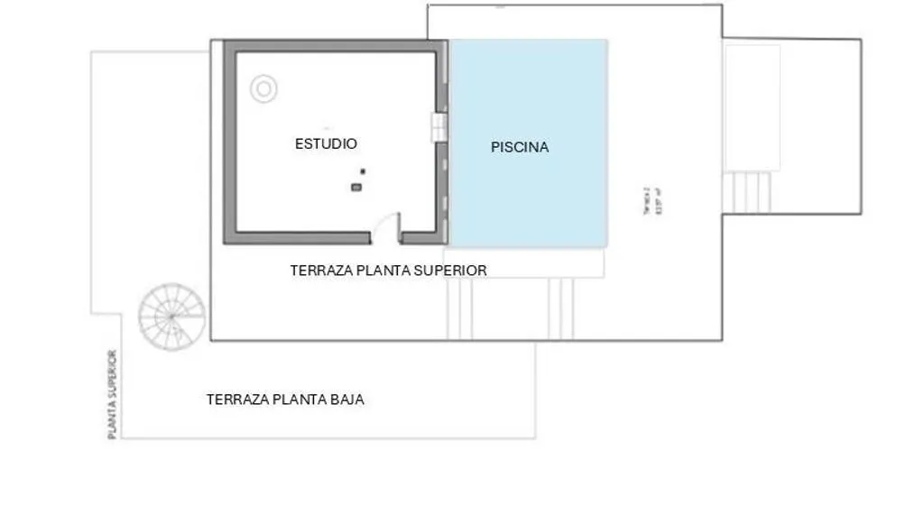 Floor Plan - Duplex Penthouse with Pool in Tres Torres, Barcelona