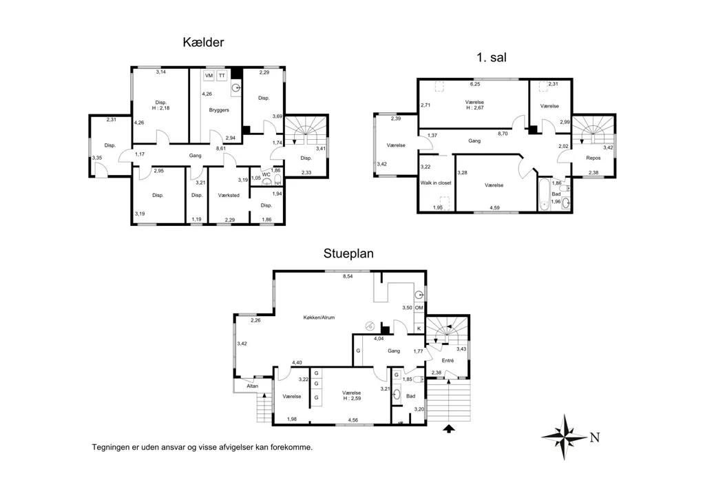 Plan - Charming Villa with Nature View in Aabenraa