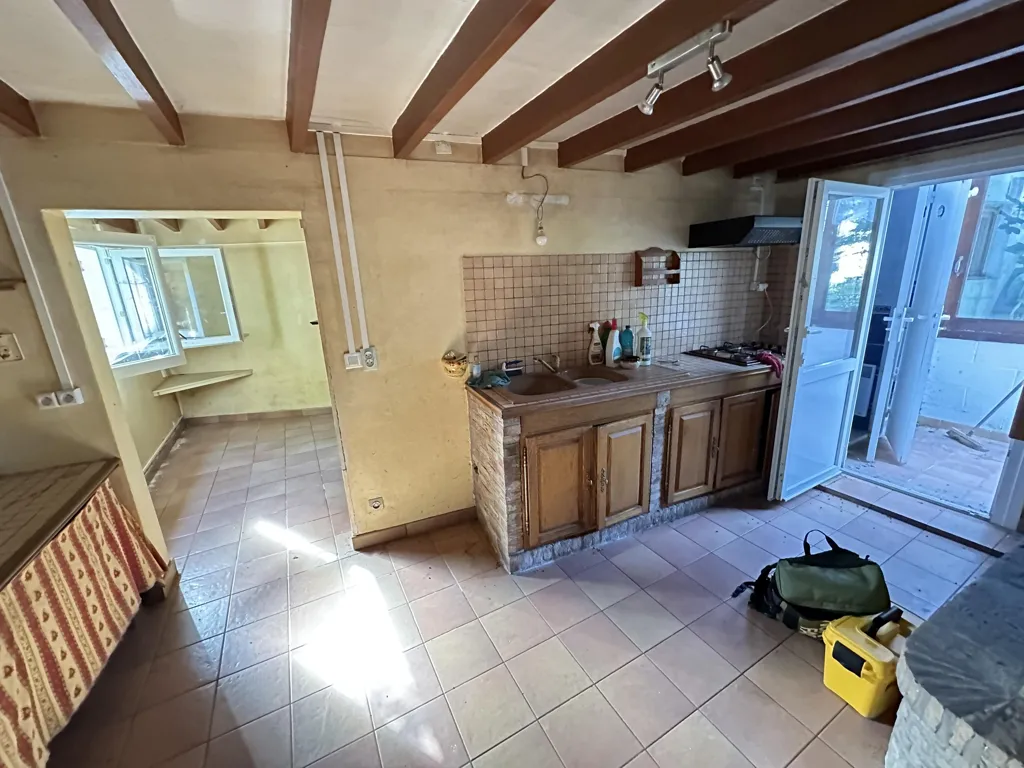 Cuisine - Maison à Rafraîchir avec Jardin à Sarcus