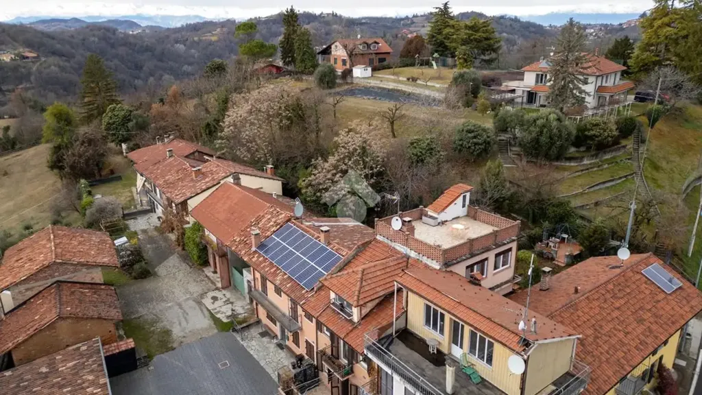 Vue aérienne - Semi-detached House with Panoramic View in Marentino