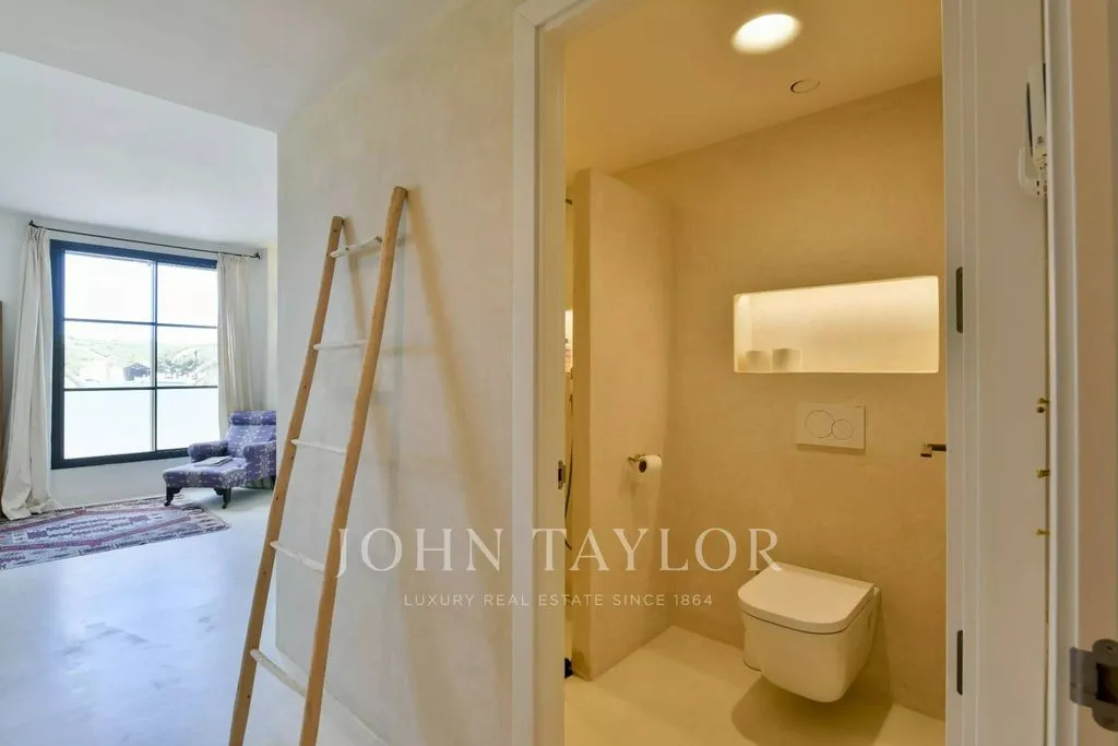 Salles de bain - Contemporary Chalet with Pool in Maó