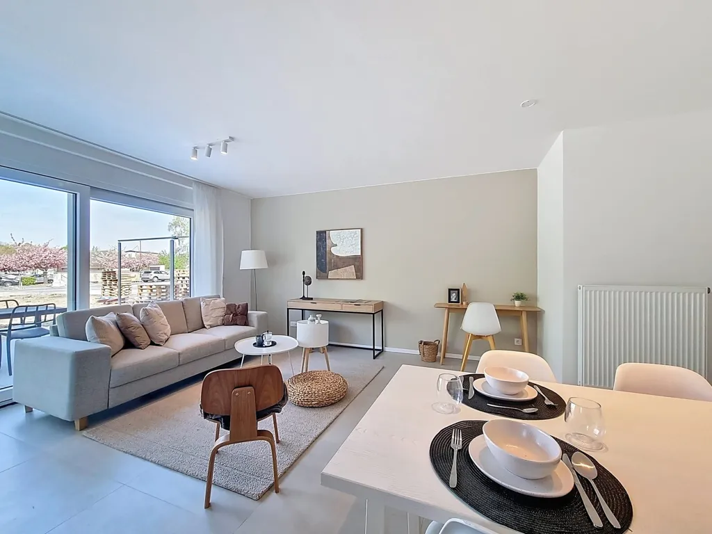 Salle à manger - Appartement Neuf avec Terrasse au Centre de Ciney