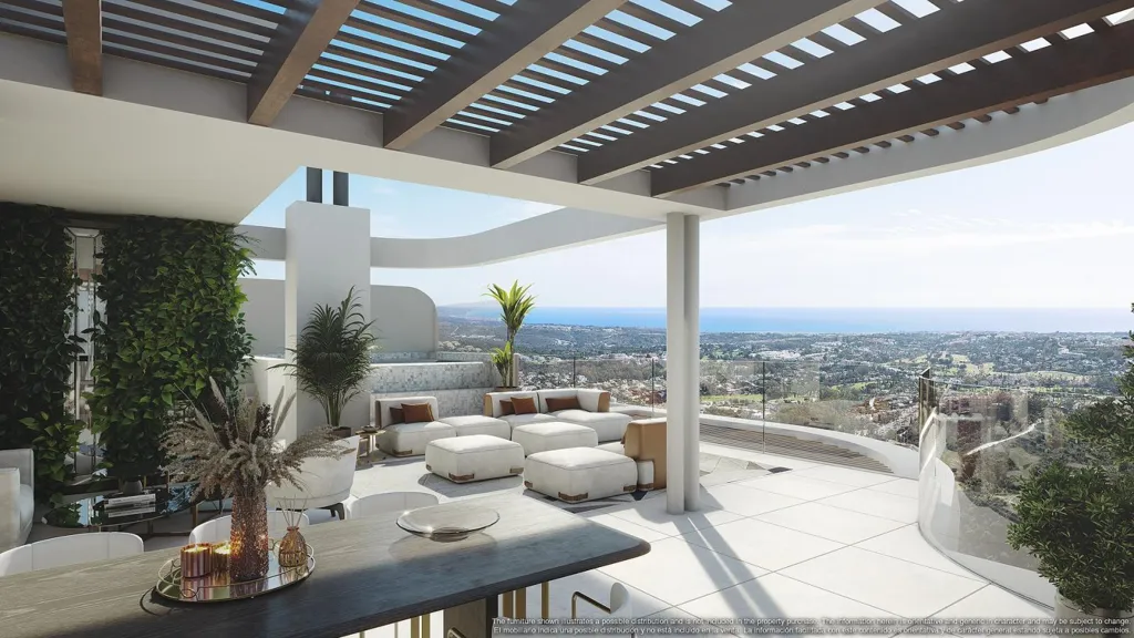 Terrass - Energy-Efficient Apartment with Pool in Benahavís