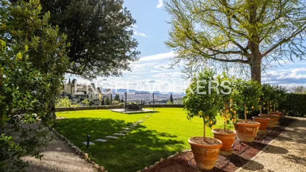 Jardin - Historic Villa Apartment with Garden in Settignano