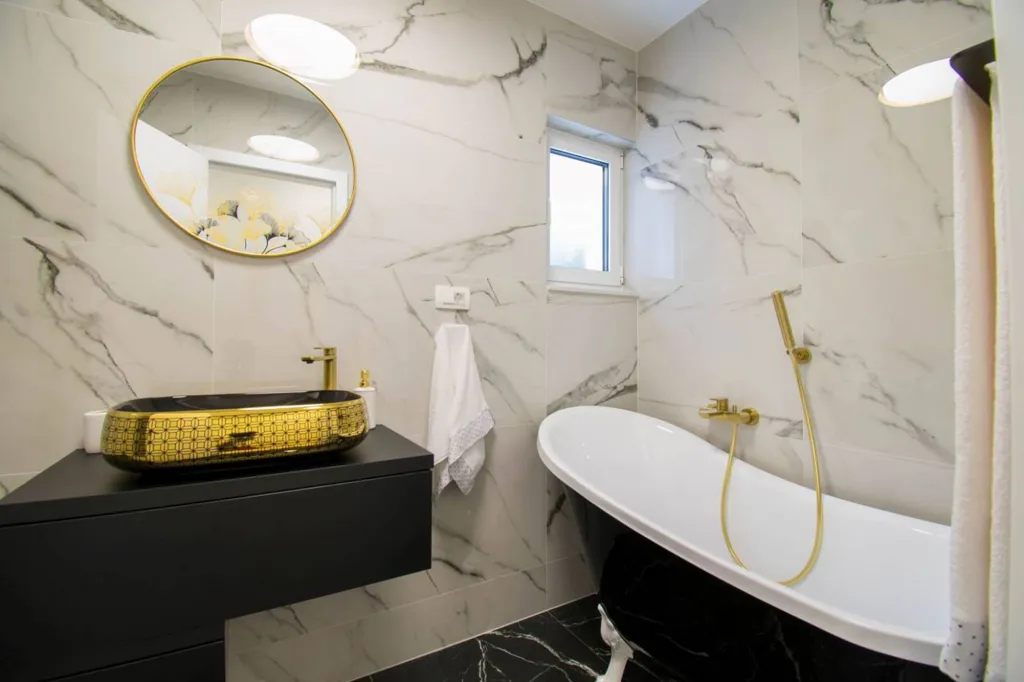 Bathrooms - New Villa with Pool in Baška Voda